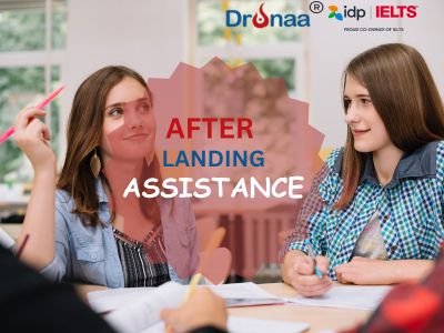 Dronaa Provides after landing services to studetns who have gone abroad for education.